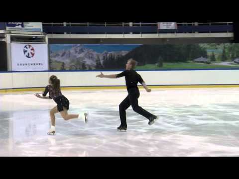 ISU 2014 Jr Grand Prix Courchevel Short Dance Sarah VADSKJAER GRAPEK / Malcolm JONES DEN