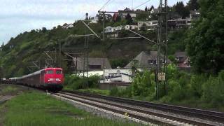 preview picture of video '113 309-9 mit Autoslaaptrein in Vallendar'