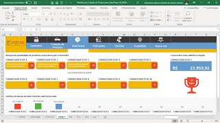 47474Planilha Matriz Nine Box de Avaliação de Desempenho em Excel 6.0