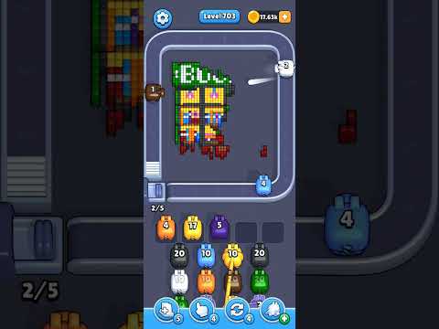 Pixel Flow Level 703 Walkthrough