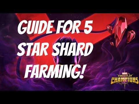 FARMING GUIDE FOR 5 STAR SHARDS! (Marvel Contest Of Champions)