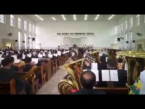 Ensaio regional CCB - orquestra tocando na comunhão Hino 22 "Guia me ò Senhor" 📯🎶🔥