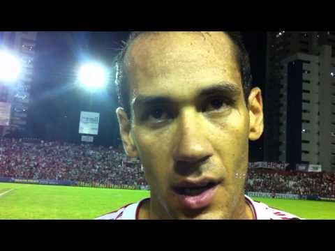 02.06.2013 - Náutico 2x2 Portuguesa - Série A 2013 - Entrevista Rodrigo Souto