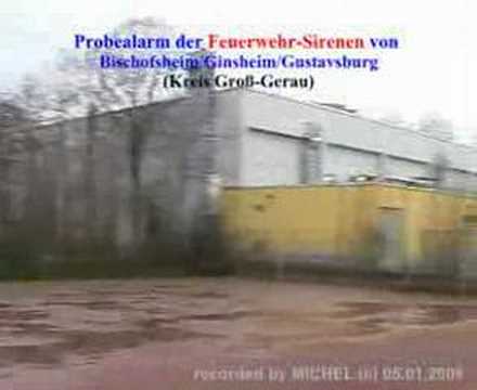 Der Sirenenchor - Sirenenprobe FF Bischofsheim 2008