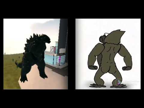 GODZILLA vs MONKEY Part 1! but its Kaiju Universe