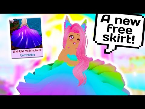 HOW TO GET THE FREE MIDNIGHT MADEMOISELLE SKIRT // Roblox Royale High School