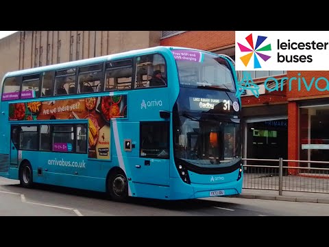 FULL ROUTE JOURNEY - Arriva Midlands Route 31 - Oadby to Leicester City Centre l 4568 YX72 OEM