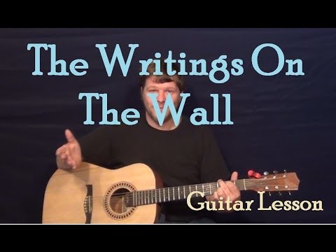 The Writing's On The Wall (OK Go) Easy Guitar Lesson How to Play Tutorial
