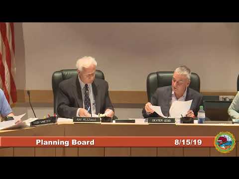 Planning Board 8.15.19