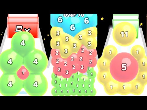 Melty Bubble healing puzzle vs draw to smash logic puzzle 🧩 - 2048 ball Gameplay walkthrough part #5