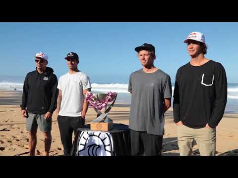 John John Florence, Gabriel Medina and Jordy Smith Discuss Billabong Pipe Masters