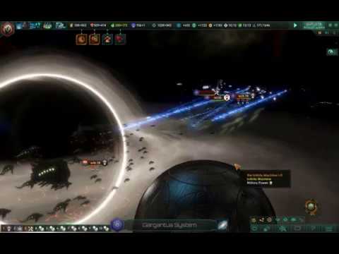 Battle for the Infinity Machine! - Prethoryn Scourge vs Unbidden (48k vs 30k) - Stellaris