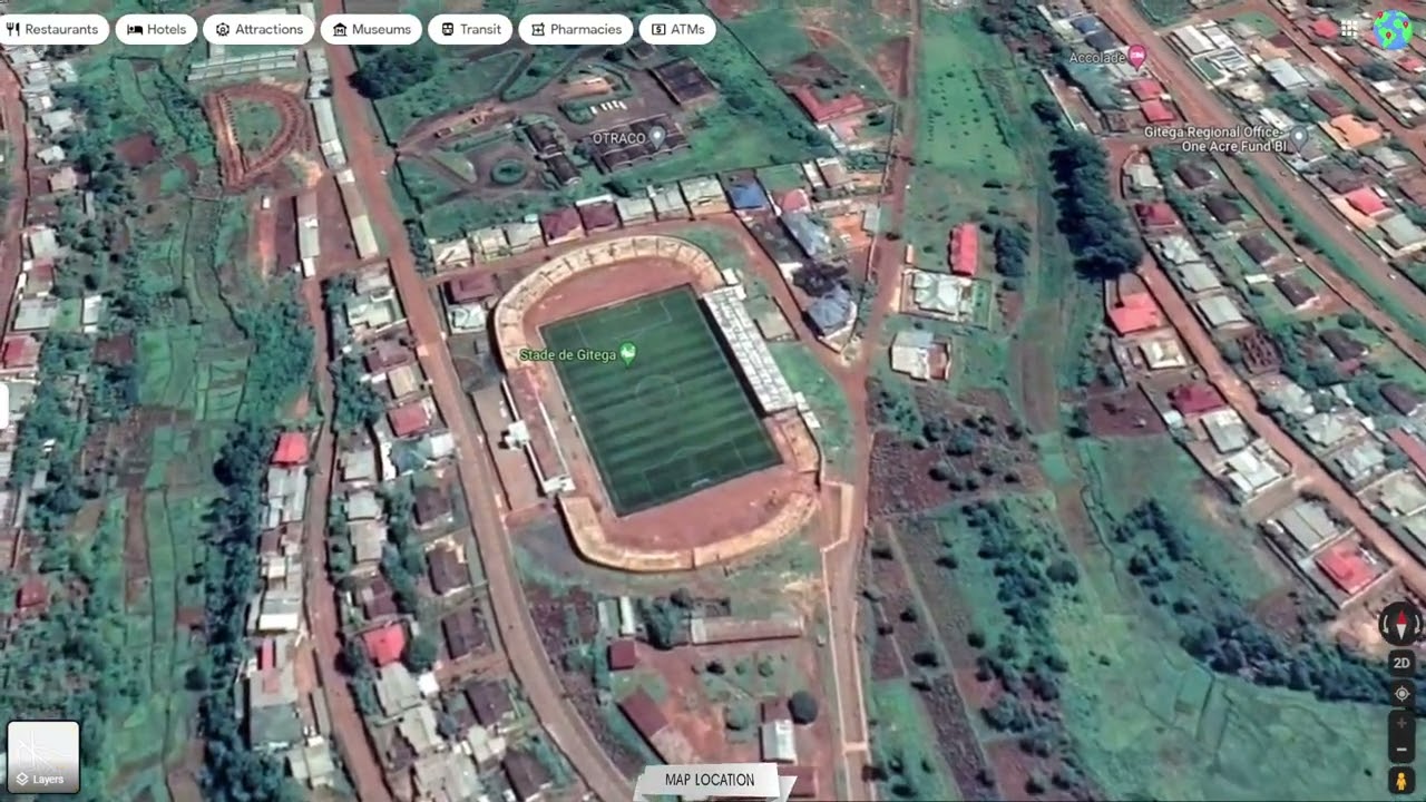 Where on the map - Burundi