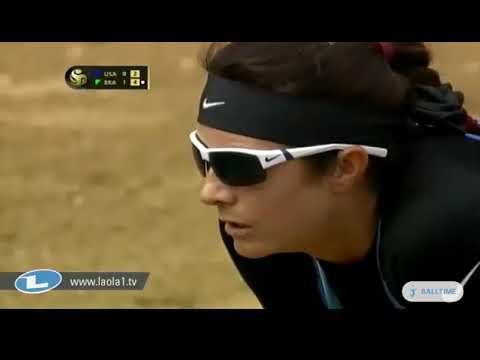 May-Treanor-Walsh USA [3] Larissa-Juliana BRA [1] Main Draw Final Hague HP Beach Open 2011 Women