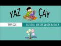 4. Sınıf  Türkçe Dersi  Eşsesli (Sesteş) Kelimeler türkçe dersi eş sesli kelimeler. konu anlatım videosunu izle