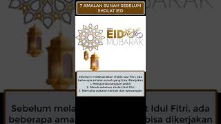 Download lagu Amalan Sunnah sebelum shalat Ied #shorts #short mp3 Download lagu Amalan Sunnah sebelum shalat Ied #shorts #short mp3