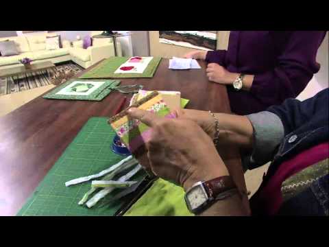 Mulher.com 19/04/2013 Cristina Aranha - Patchwork porta copos  Parte 2/2