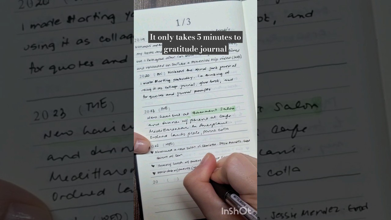 How to gratitude journal 🌿Journaling ideas for beginners ✍️🏻 #gratitudejournal #gratitudejournaling