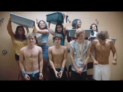 The Vamps With Fifth Harmony In The Shower #IceBucketChallenge #ALSIceBucketChallenge