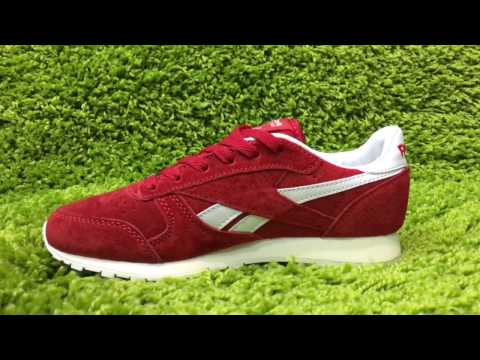 red reebok classics