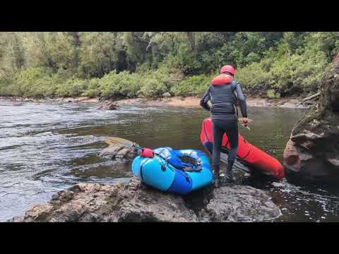 Packrafting the Franklin River 2023 - 4.  Propsting Gorge to Newlands Cascades