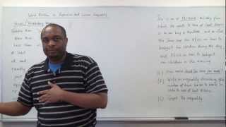 Word Problem on Linear Inequality - Part 1