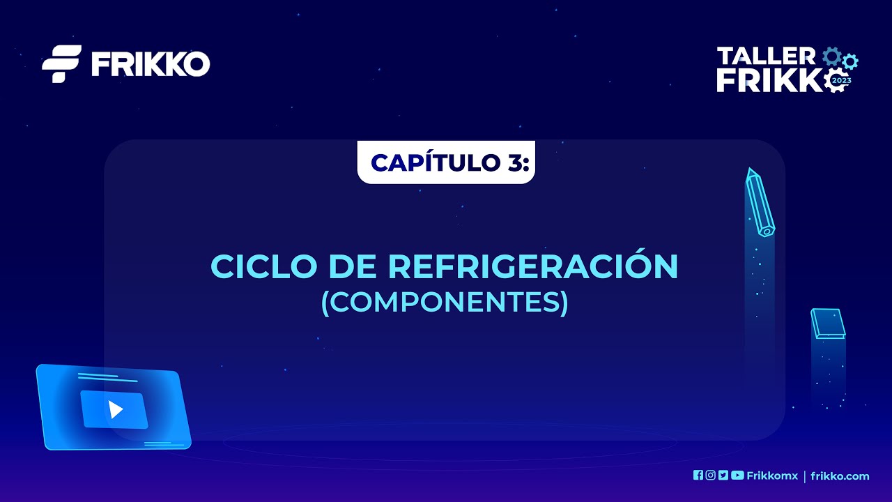 Ciclo de refrigeración: componentes clave