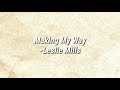 Making My way - Leslie Mills (Lyrics) Barbie and the three musketeers