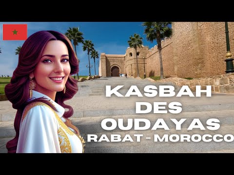 Walking Tour Rabat Kasbah des Oudayas Morocco - 4K HDR 60 FPS