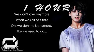 Download lagu BTS Jungkook - We Don't Talk Anymore  Cover [(Lyrics)] | 1 HOUR mp3