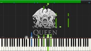 My Melancholy Blues - Queen (Instrumental) [Synthesia Piano Tutorial]