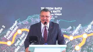 Trabzon’da Ulaşımda Tarihi Adım! Raylı Sistem Projesinin Temeli Atıldı