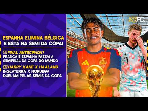 TUDO DE ESPANHA X BÉLGICA; HARRY KANE X HAALAND: QUEM VAI LEVAR A MELHOR? – Quebrada FC