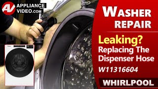 Washer Diagnostic & Repair — Leaking Water, Dispenser Hose Issues