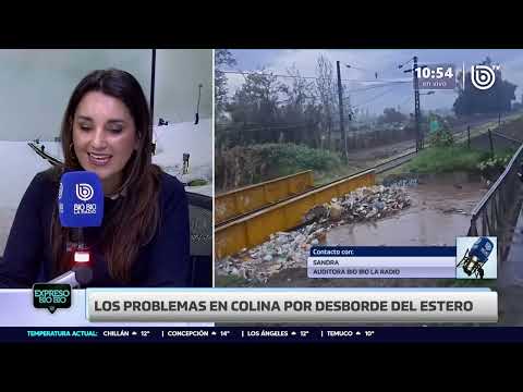 Los coletazos en Lampa por desborde del estero Colina: reportan problemas