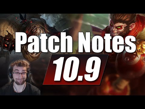 League of Legends 10.9 Patch Notes LoL Patch Rundown/Discussion