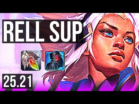 RELL & Kai'Sa vs THRESH & Aphelios (SUP) | KR Grandmaster | 25.21