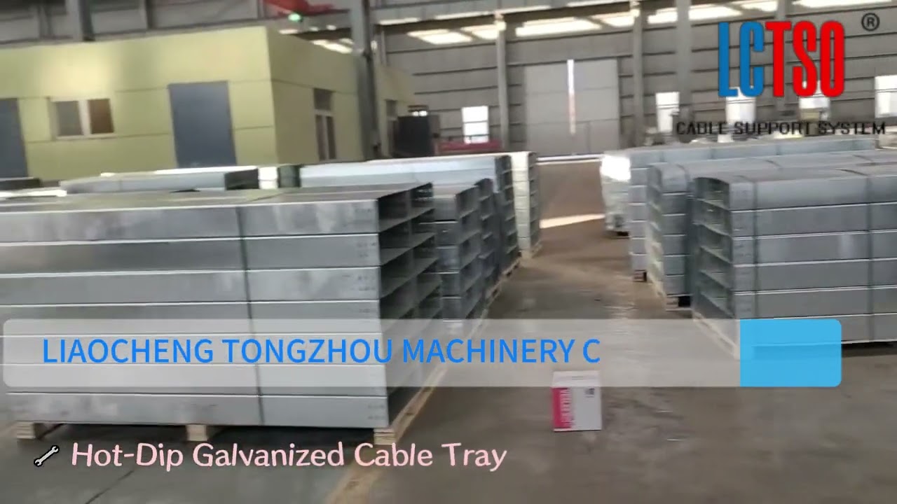 🔧 Hot-Dip Galvanized Cable Tray — Custom High-Zinc Coating 80μm, Export-Ready