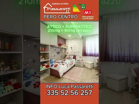 PERO CENTRO - Attico+superattico 210mq - terrazzo 90mq