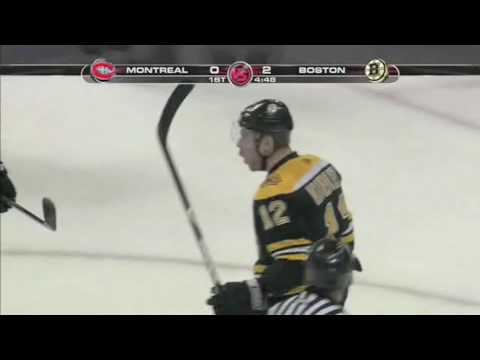 April 18, 2009- Chuck Kobasew #12 Game Winning Goal vs Montreal Canadiens