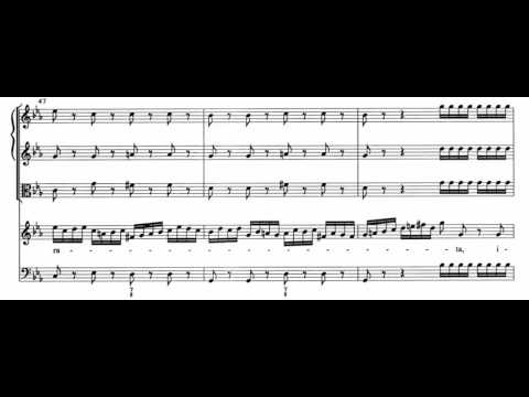 Armatae face et anguibus  (Juditha Triumphans - A. Vivaldi) Score Animation