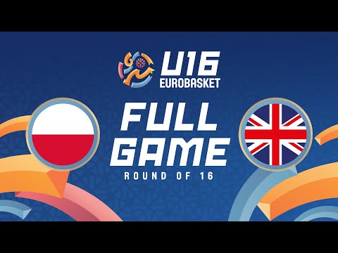 Round of 16 | Poland v Great Britain | Full Basketball Game | FIBA U16 Women's EuroBasket 2025