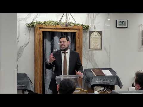 Rabbi Avi Weisnefeld speaking at Kollel Ohr Mevakshei - Mevakshei Hashem Lakewood
