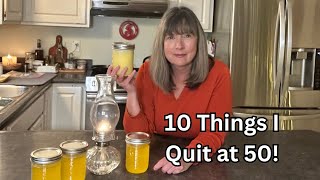 10 Things I Quit at 50 That Changed My Life// Making Ghee #frugalliving #selfdiscovery