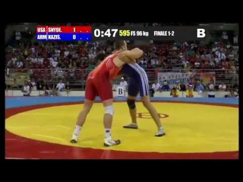 Finale 1-2 Freestyle 96 Kg (USA) Kyle SNYDER vs (ARM) Viktor KAZISHVILI