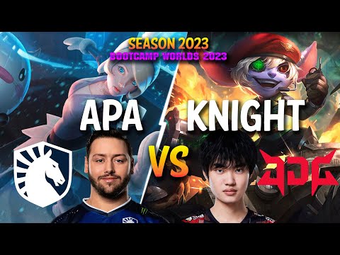 TL APA vs JDG Knight - APA ORIANNA vs Knight TRISTANA Mid - Patch 13.18 KR Ranked