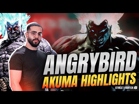 ONE TOUCH = ROUND OVER 💀 AngryBird AKUMA Highlights Go CRAZY ▰ STREET FIGHTER 6 High Level Gameplay