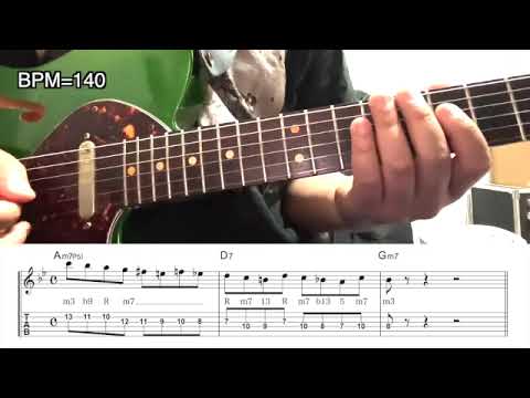 Mike Stern Jazz Minor 2-5 Lick from Autumn Leaves