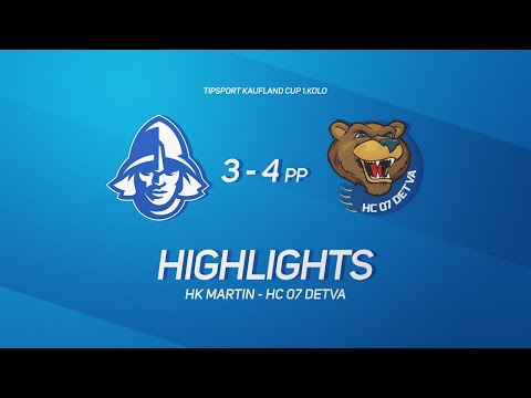 1.kolo HK Martin - HC 07 Detva 3:4pp Kaufland Tipsort Cup