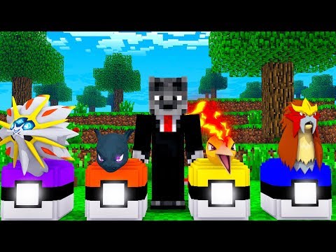 ABRA A LUCKY PIXELMON NEGATIVA COM POKEMON LENDARIO E CAPTURE - MINECRAFT PIXELMON MOD
